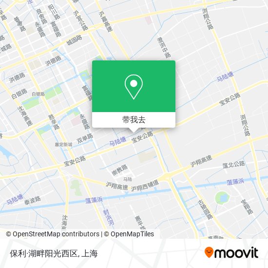 保利·湖畔阳光西区地图
