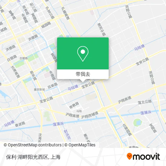 保利·湖畔阳光西区地图