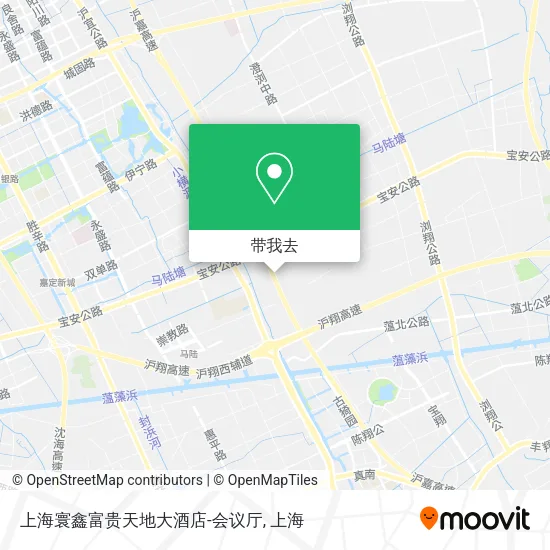 上海寰鑫富贵天地大酒店-会议厅地图