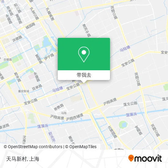 天马新村地图