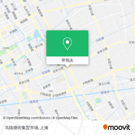 马陆塘街集贸市场地图