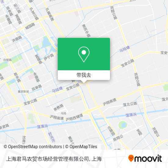 上海君马农贸市场经营管理有限公司地图