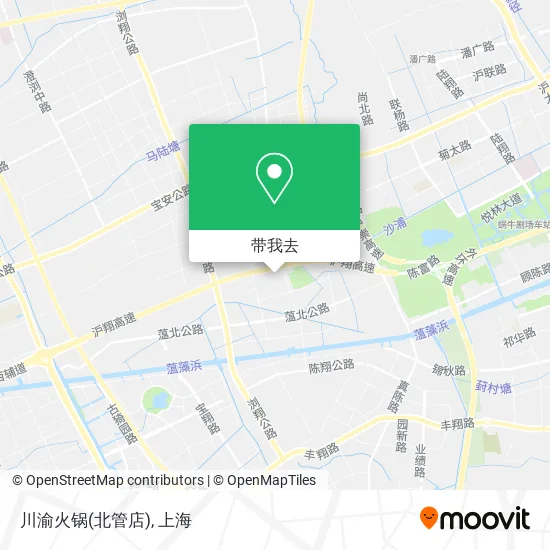 川渝火锅(北管店)地图