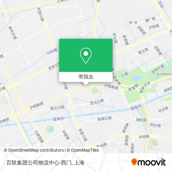 百联集团公司物流中心-西门地图