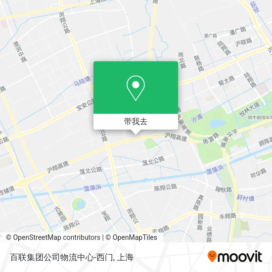 百联集团公司物流中心-西门地图