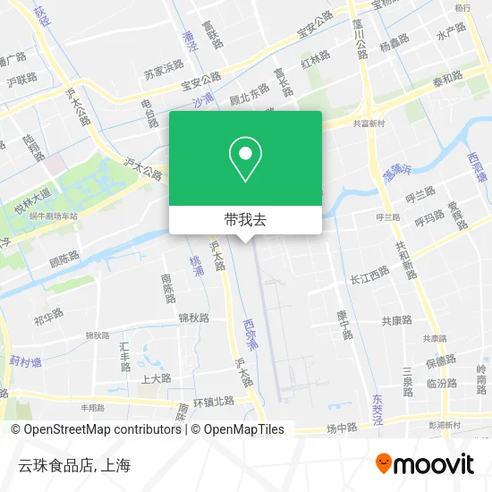 云珠食品店地图