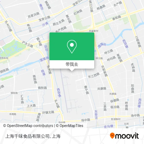 上海千味食品有限公司地图