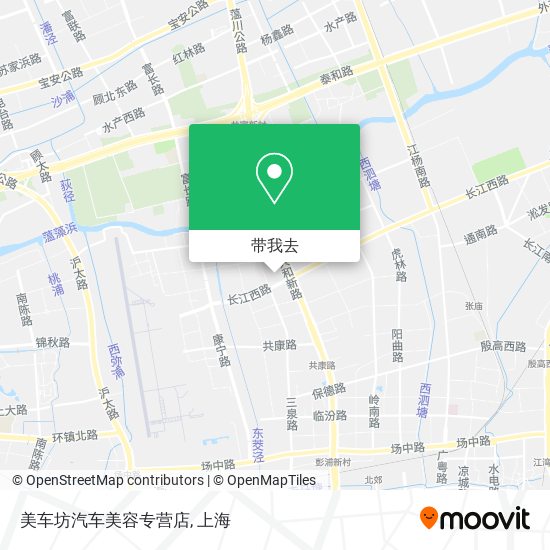 美车坊汽车美容专营店地图