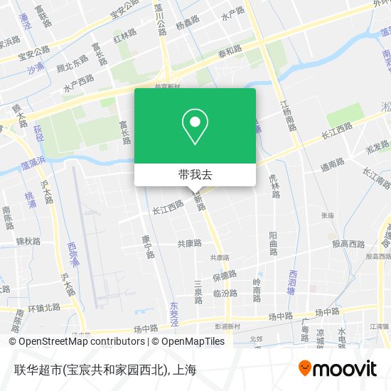 联华超市(宝宸共和家园西北)地图