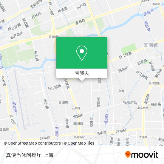 真便当休闲餐厅地图