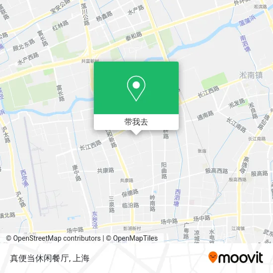 真便当休闲餐厅地图