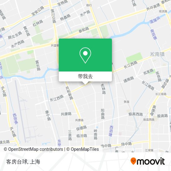 客房台球地图