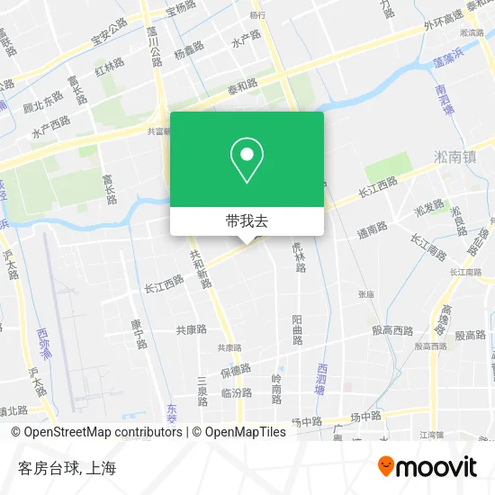 客房台球地图