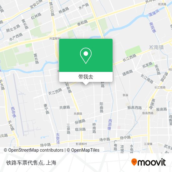 铁路车票代售点地图