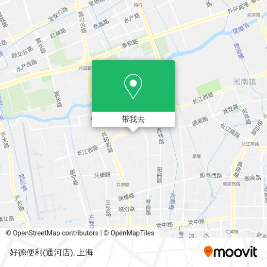 好德便利(通河店)地图