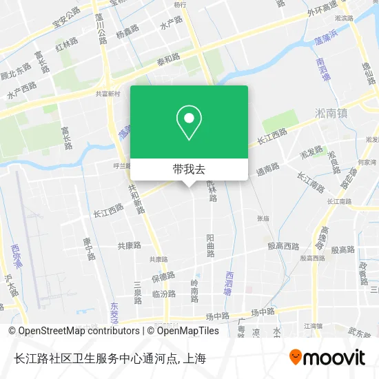 长江路社区卫生服务中心通河点地图