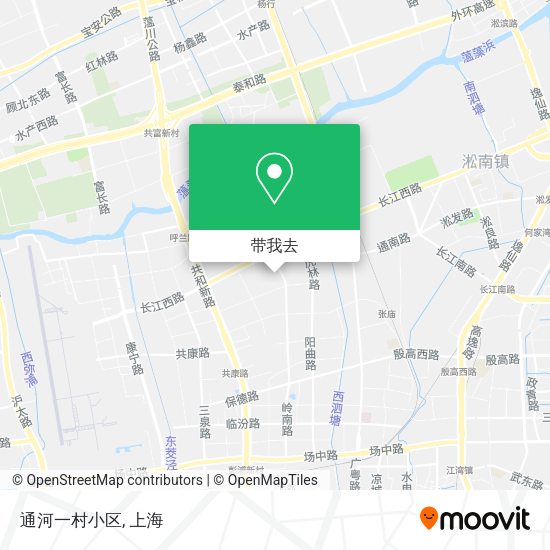 通河一村小区地图