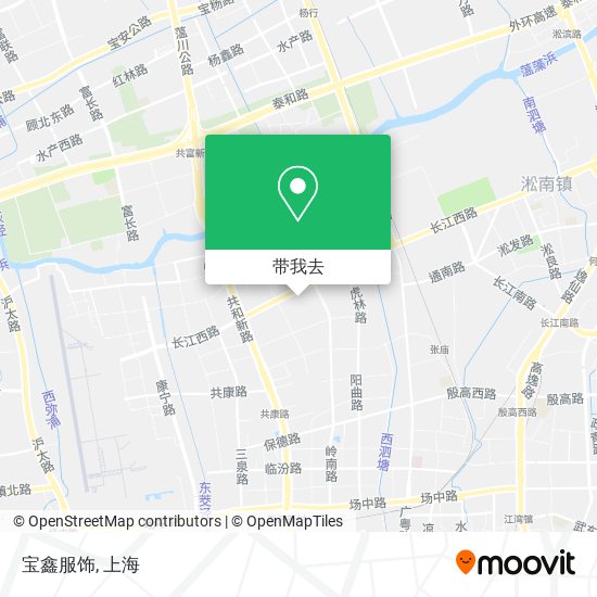 宝鑫服饰地图