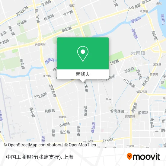 中国工商银行(张庙支行)地图