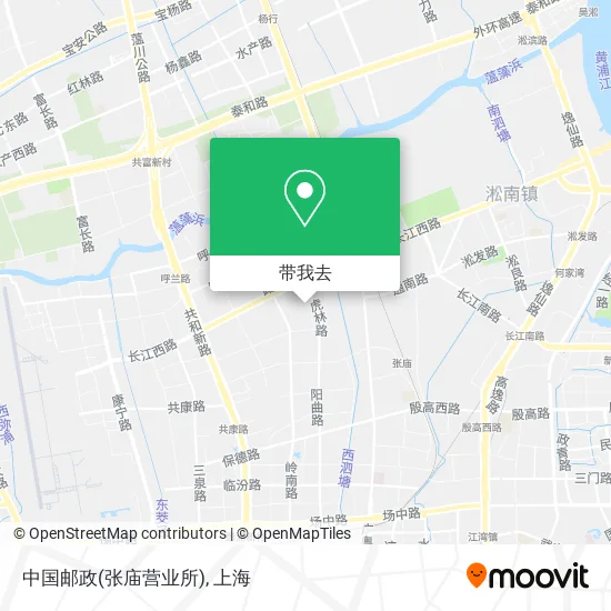 中国邮政(张庙营业所)地图