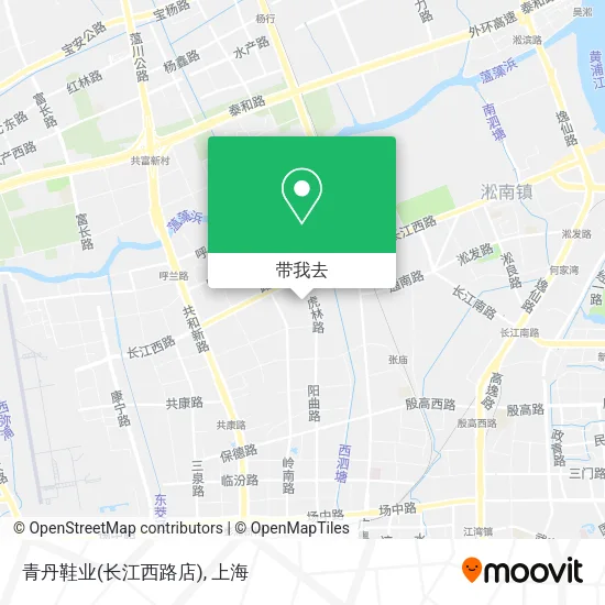 青丹鞋业(长江西路店)地图