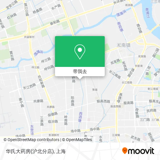 华氏大药房(沪北分店)地图