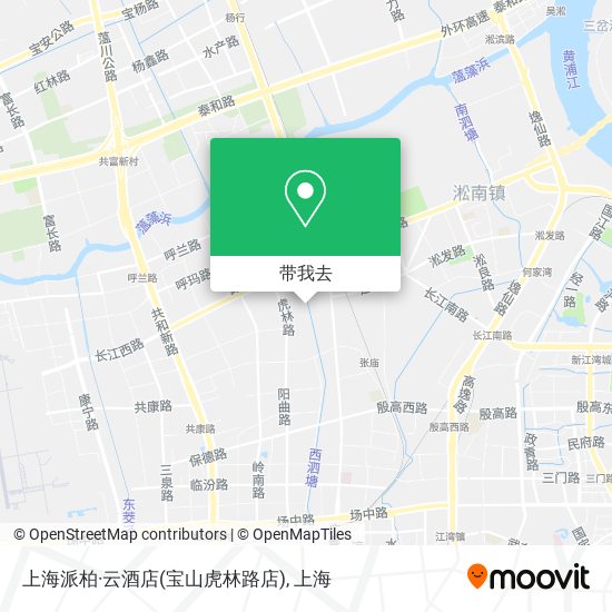 上海派柏·云酒店(宝山虎林路店)地图