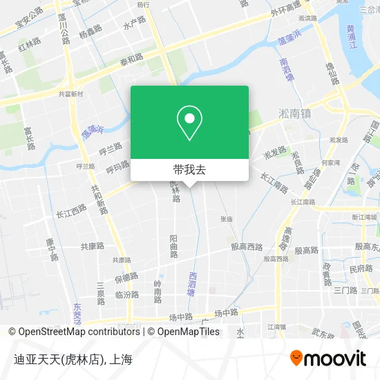 迪亚天天(虎林店)地图