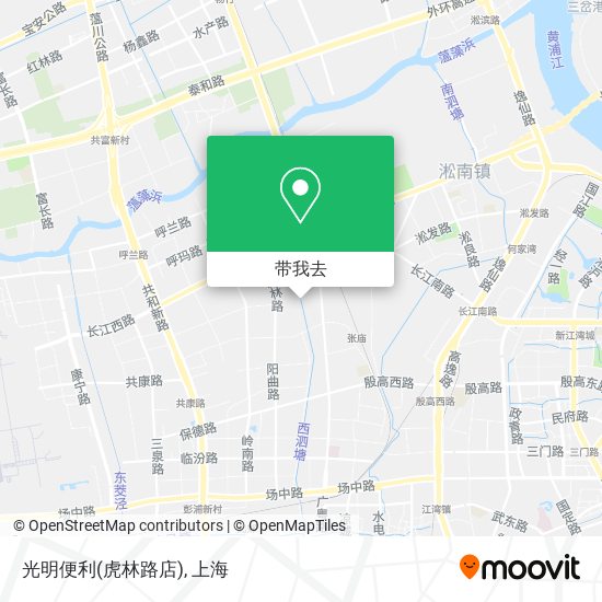 光明便利(虎林路店)地图