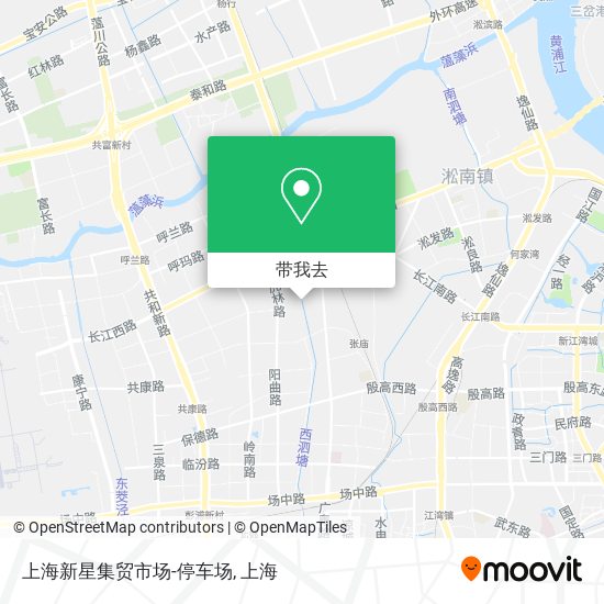 上海新星集贸市场-停车场地图