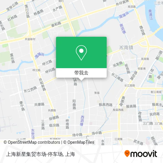上海新星集贸市场-停车场地图
