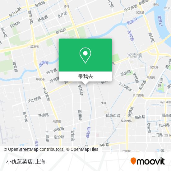 小仇蔬菜店地图