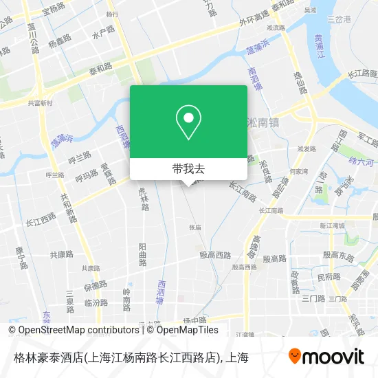 格林豪泰酒店(上海江杨南路长江西路店)地图