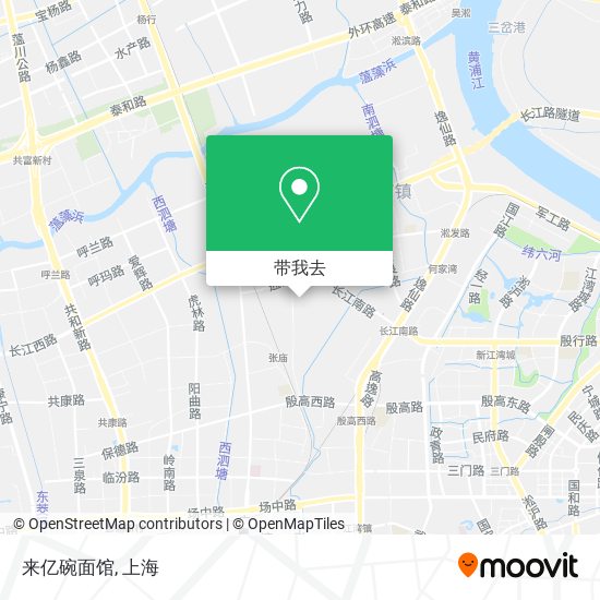 来亿碗面馆地图