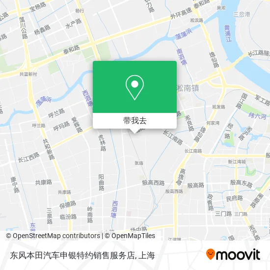 东风本田汽车申银特约销售服务店地图
