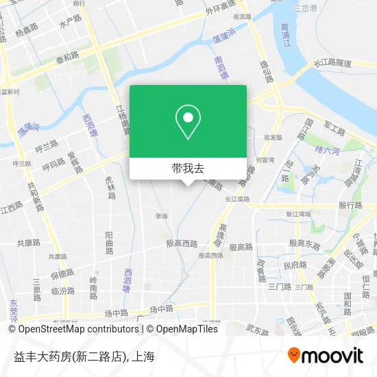 益丰大药房(新二路店)地图