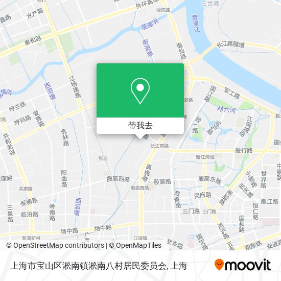 上海市宝山区淞南镇淞南八村居民委员会地图