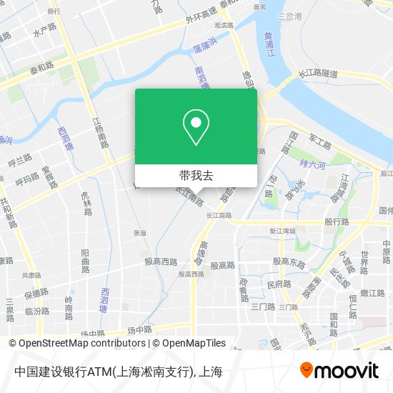 中国建设银行ATM(上海凇南支行)地图