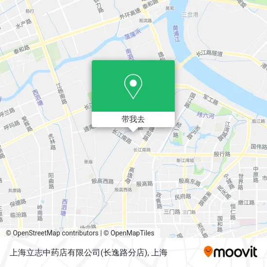 上海立志中药店有限公司(长逸路分店)地图