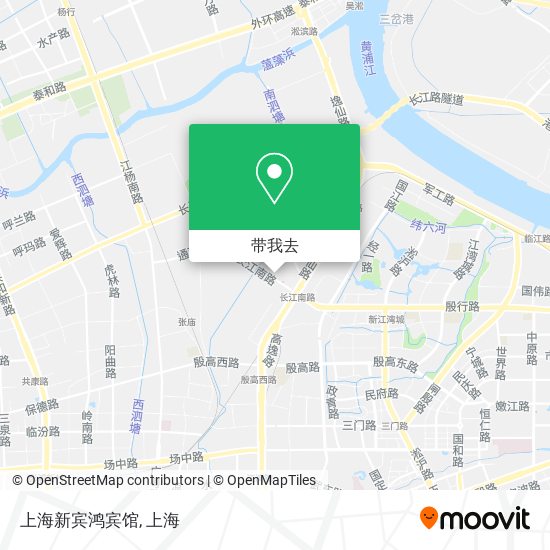 上海新宾鸿宾馆地图