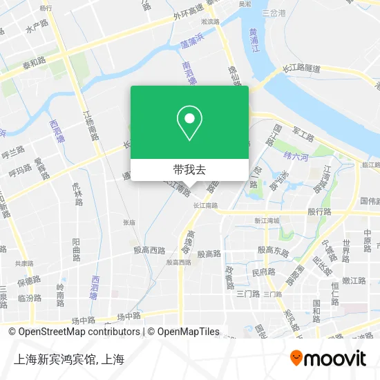 上海新宾鸿宾馆地图