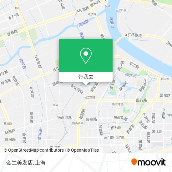 金兰美发店地图