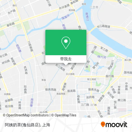 阿姨奶茶(逸仙路店)地图