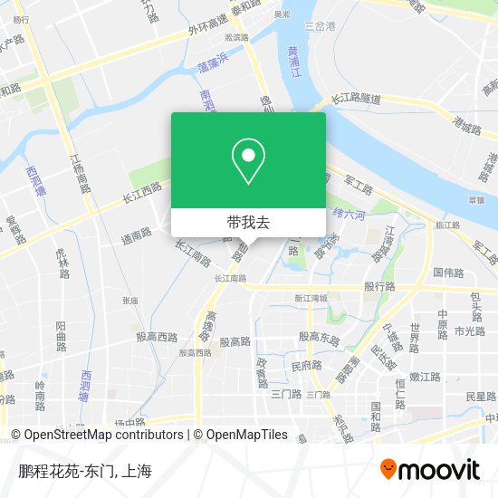 鹏程花苑-东门地图