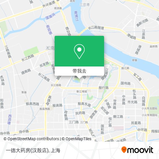 一德大药房(汉殷店)地图