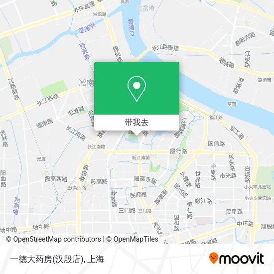 一德大药房(汉殷店)地图