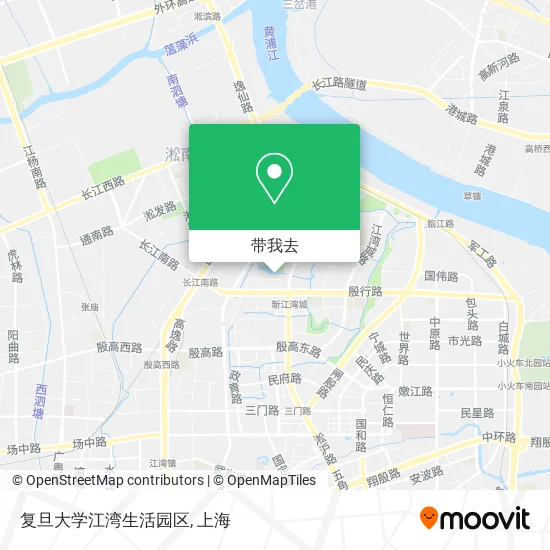 复旦大学江湾生活园区地图