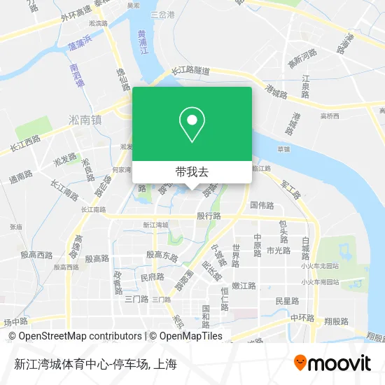 新江湾城体育中心-停车场地图