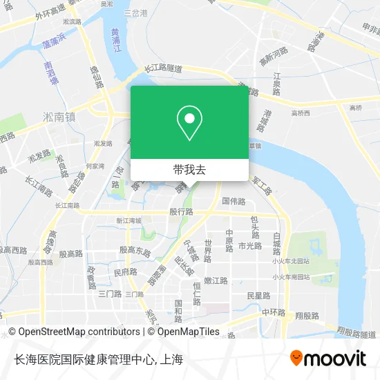 长海医院国际健康管理中心地图