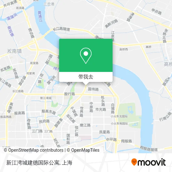 新江湾城建德国际公寓地图